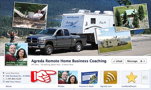 New Facebook Timeline Page Cover Photo and Tabs