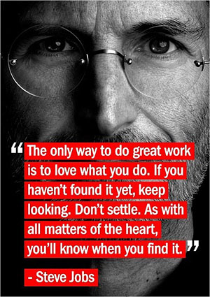 steve jobs inspirational business quote
