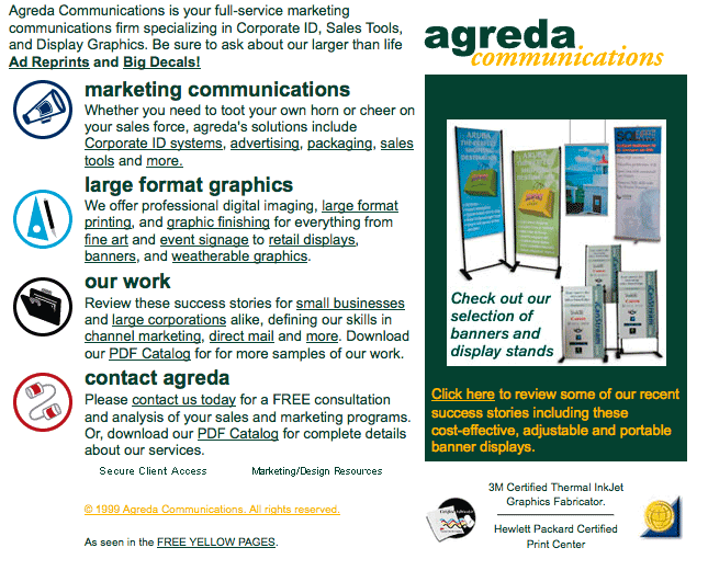agreda.com October, 2000